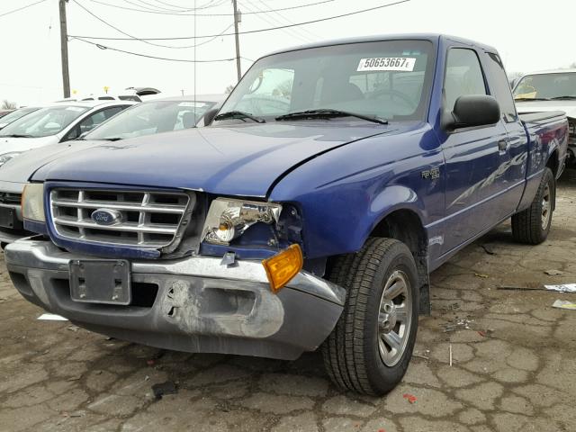 1FTYR44E83PA02581 - 2003 FORD RANGER SUP PURPLE photo 2