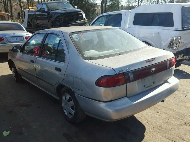 1N4AB41D9VC773133 - 1997 NISSAN SENTRA XE SILVER photo 3