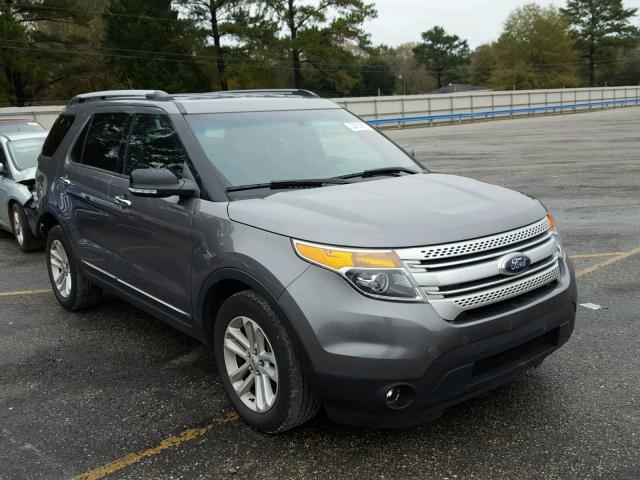 1FM5K7D81EGC10349 - 2014 FORD EXPLORER X GRAY photo 1