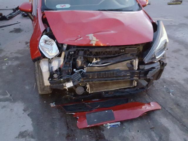 KNADM4A39D6108865 - 2013 KIA RIO LX Կարմիր լուսանկար 9