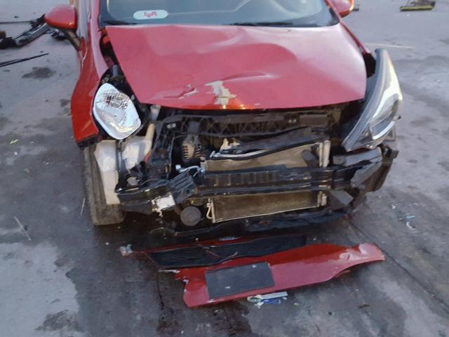 KNADM4A39D6108865 - 2013 KIA RIO LX RED photo 9