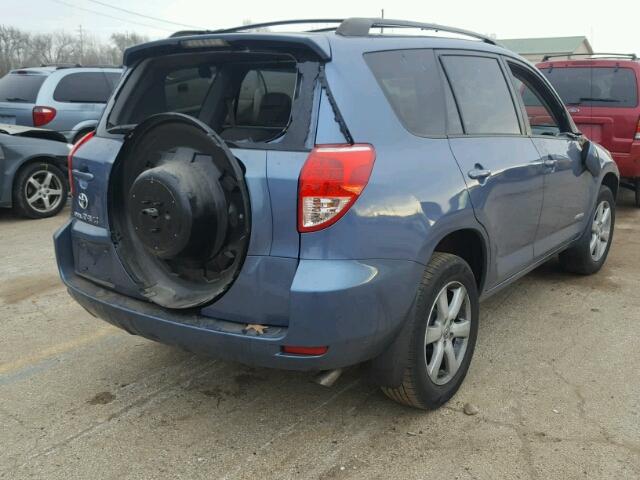 JTMZD31V865018832 - 2006 TOYOTA RAV4 LIMIT BLUE photo 4