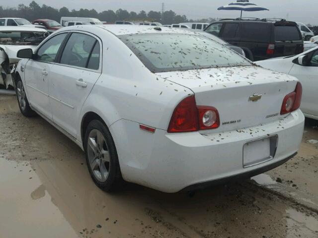 1G1ZC5EB2AF129368 - 2010 CHEVROLET MALIBU 1LT WHITE photo 3