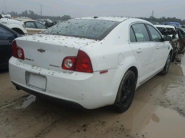 1G1ZC5EB2AF129368 - 2010 CHEVROLET MALIBU 1LT WHITE photo 4