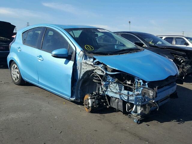 JTDKDTB35F1088049 - 2015 TOYOTA PRIUS C BLUE photo 1