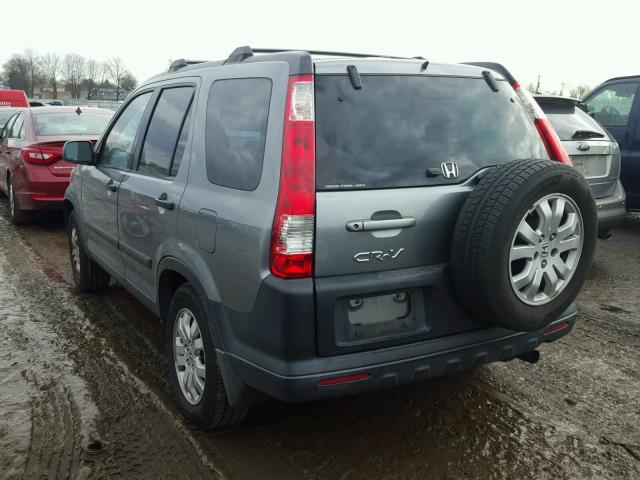 SHSRD77846U413235 - 2006 HONDA CR-V EX SILVER photo 3