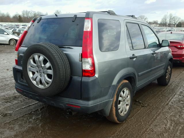 SHSRD77846U413235 - 2006 HONDA CR-V EX SILVER photo 4