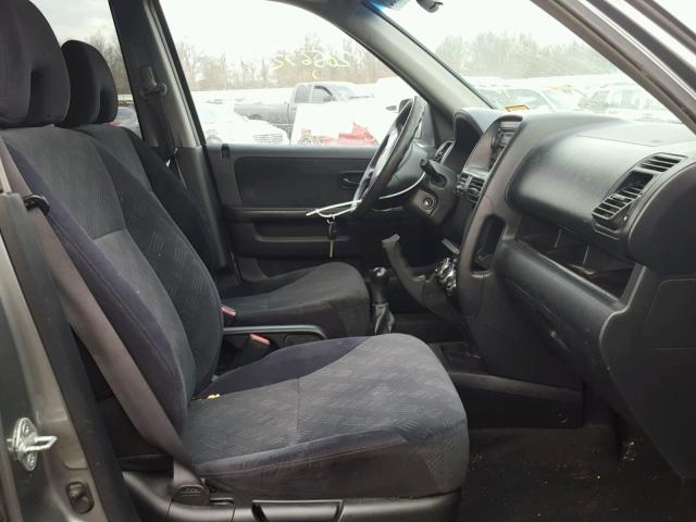 SHSRD77846U413235 - 2006 HONDA CR-V EX ვერცხლისფერი ფოტო 5