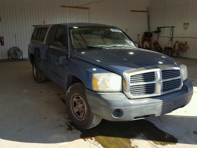 1D7HE22K75S247600 - 2005 DODGE DAKOTA ST BLUE photo 1