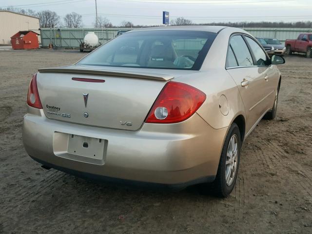 1G2ZG558064135936 - 2006 PONTIAC G6 SE1 GOLD photo 4