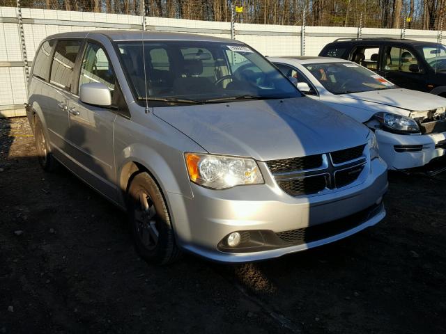 2C4RDGDG7CR158681 - 2012 DODGE GRAND CARA SILVER photo 1