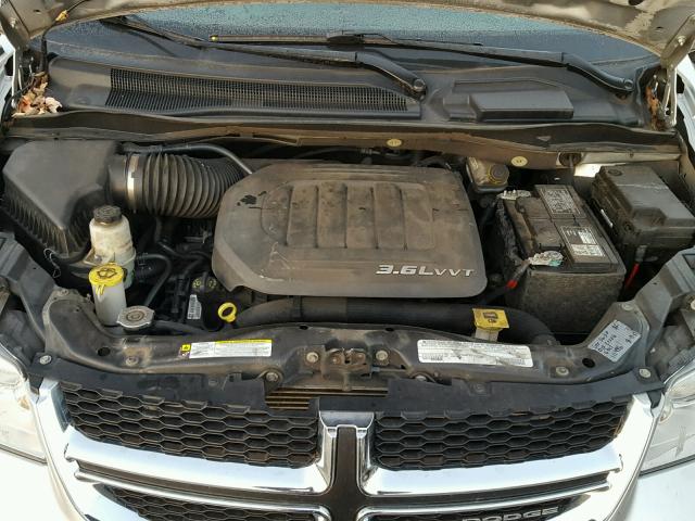 2C4RDGDG7CR158681 - 2012 DODGE GRAND CARA SILVER photo 7