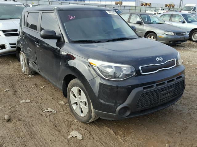 KNDJN2A24E7111280 - 2014 KIA SOUL BLACK photo 1