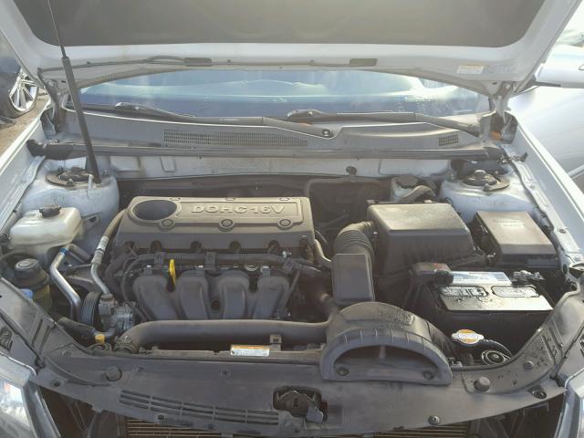 KNAGH4A8XA5436360 - 2010 KIA OPTIMA EX SILVER photo 7