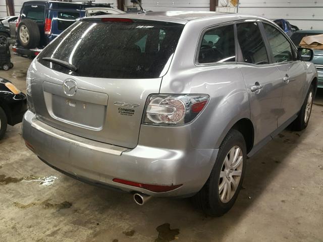 JM3ER2B58B0408496 - 2011 MAZDA CX-7 SILVER photo 4