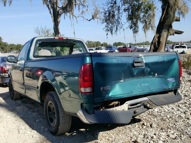 1FTDF1762VKC51808 - 1997 FORD F150 GREEN photo 3