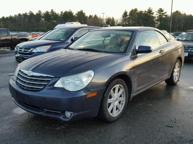 1C3LC55R88N642378 - 2008 CHRYSLER SEBRING BLUE photo 2