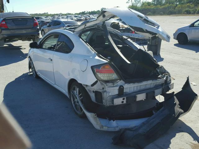 JTKDE177670200153 - 2007 TOYOTA SCION TC 白色 照片 3