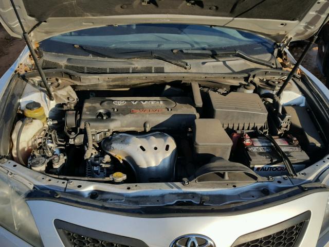 4T1BE46K19U299543 - 2009 TOYOTA CAMRY BASE SILVER photo 7