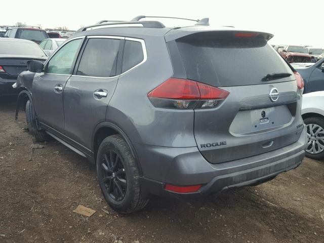 5N1AT2MV5JC721620 - 2018 NISSAN ROGUE SV GRAY photo 3