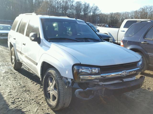 1GNDS13S252307655 - 2005 CHEVROLET TRAILBLAZE WHITE photo 1