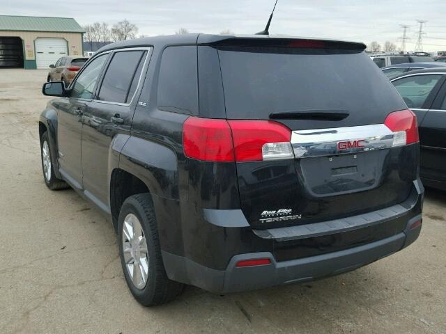 2GKALMEK1D6111901 - 2013 GMC TERRAIN SL BLACK photo 3