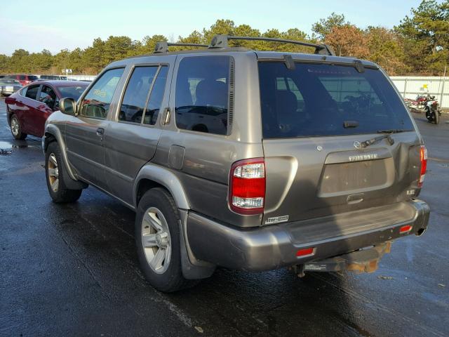 JN8DR09Y13W834767 - 2003 NISSAN PATHFINDER SILVER photo 3