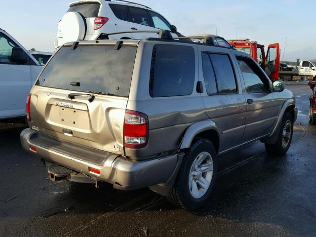 JN8DR09Y13W834767 - 2003 NISSAN PATHFINDER SILVER photo 4