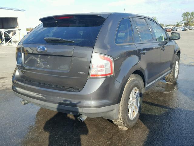 2FMDK38C97BB28155 - 2007 FORD EDGE SEL BLACK photo 4