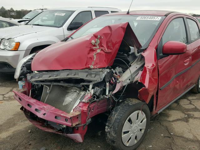 ML32A3HJ8EH026071 - 2014 MITSUBISHI MIRAGE DE RED photo 9