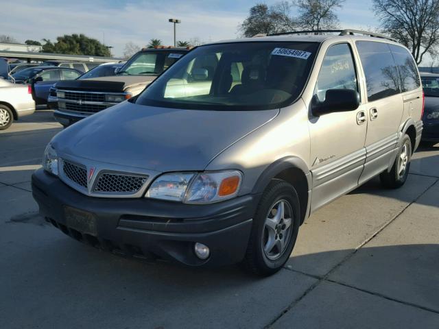 1GMDX03E71D150374 - 2001 PONTIAC MONTANA GRAY photo 2