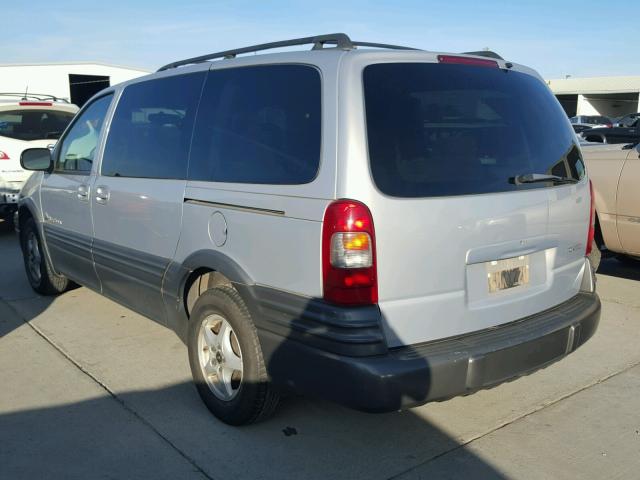 1GMDX03E71D150374 - 2001 PONTIAC MONTANA GRAY photo 3