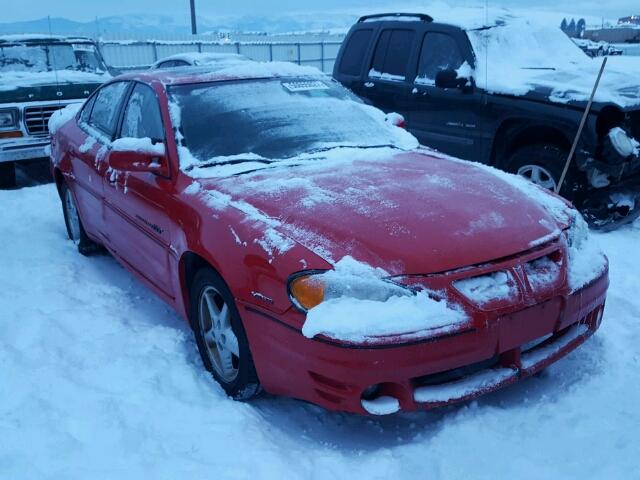 1G2NW52E6XM766963 - 1999 PONTIAC GRAND AM G RED photo 1