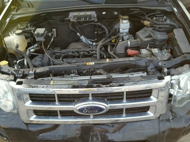 1FMCU92Z98KA76250 - 2008 FORD ESCAPE XLS BLACK photo 7