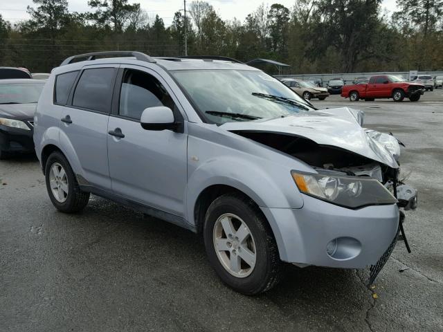 JA4MS31X97U014890 - 2007 MITSUBISHI OUTLANDER SILVER photo 1