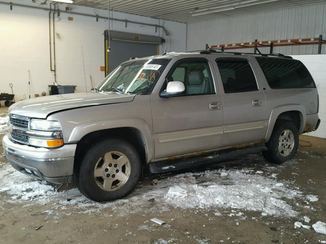 1GNFK16T44J331540 - 2004 CHEVROLET SUBURBAN K GRAY photo 2