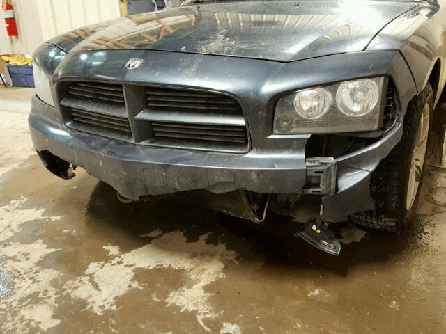 2B3KA43G27H814115 - 2007 DODGE CHARGER SE GRAY photo 9