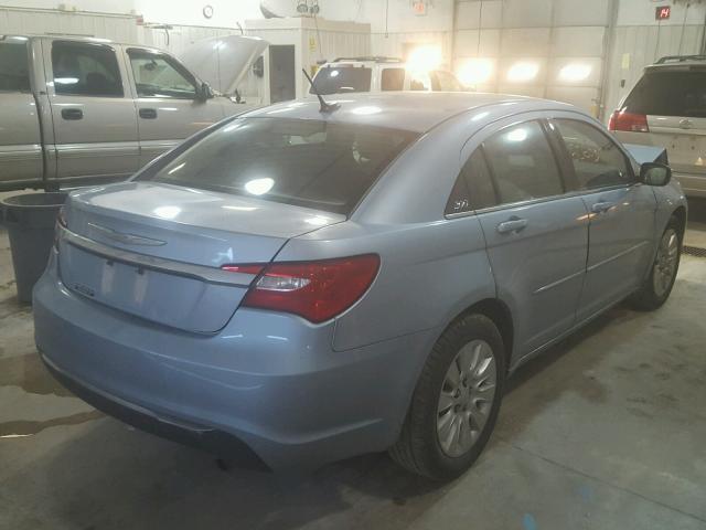 1C3CCBAB5DN568614 - 2013 CHRYSLER 200 LX SILVER photo 4