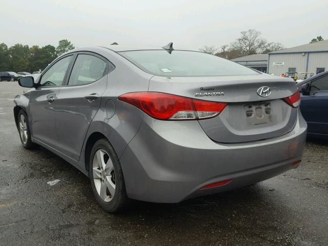 KMHDH4AE0BU113630 - 2011 HYUNDAI ELANTRA GL SILVER photo 3