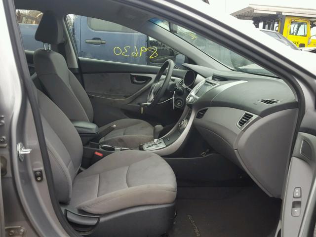 KMHDH4AE0BU113630 - 2011 HYUNDAI ELANTRA GL SILVER photo 5