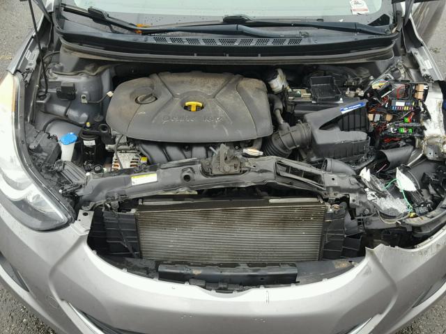 KMHDH4AE0BU113630 - 2011 HYUNDAI ELANTRA GL SILVER photo 7