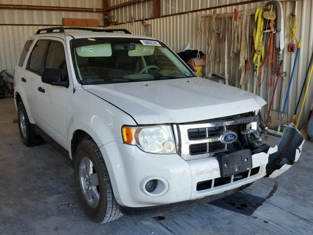 1FMCU0C77AKC49746 - 2010 FORD ESCAPE XLS WHITE photo 1