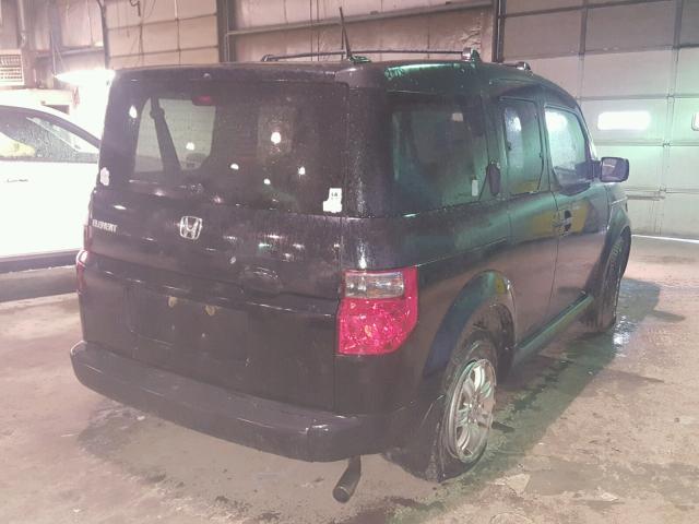 5J6YH28798L003265 - 2008 HONDA ELEMENT EX BLACK photo 4