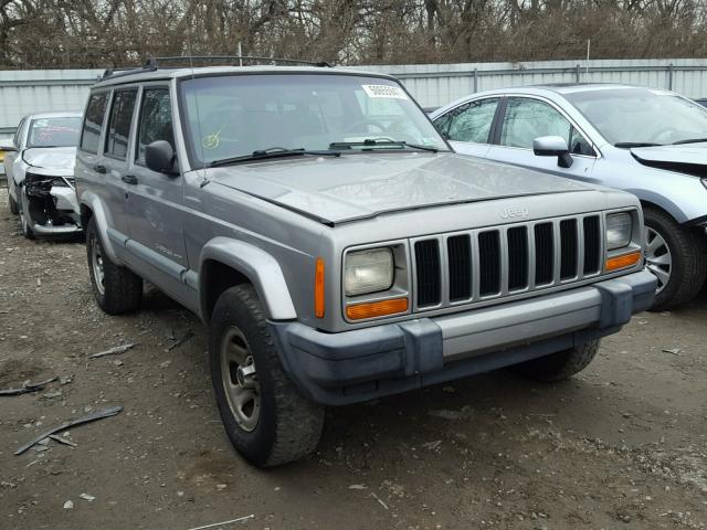 1J4FF48S3YL263268 - 2000 JEEP CHEROKEE S SILVER photo 1