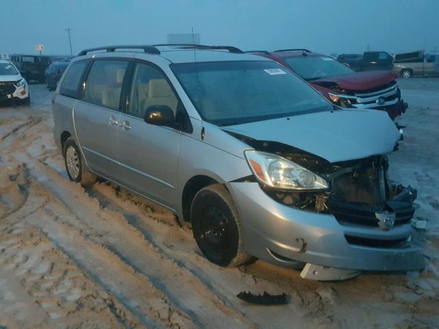 5TDZA23C45S359796 - 2005 TOYOTA SIENNA CE SILVER photo 1