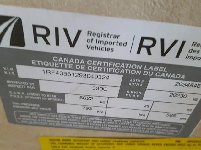 1RF43561293049324 - 2009 ROADMASTER RAIL RAISED RAI TWO TONE photo 10