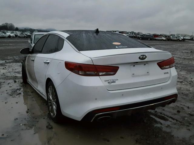 5XXGV4L24GG093084 - 2016 KIA OPTIMA SXL WHITE photo 3