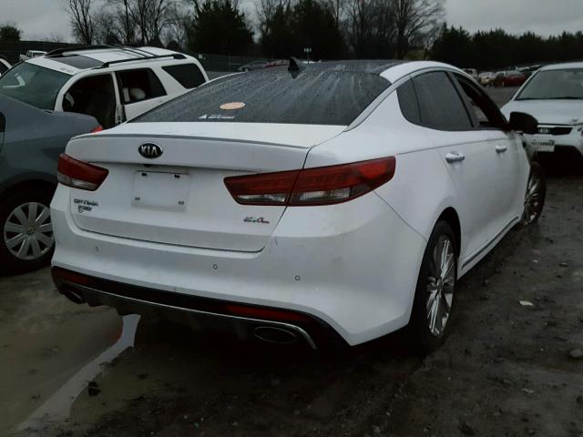 5XXGV4L24GG093084 - 2016 KIA OPTIMA SXL WHITE photo 4