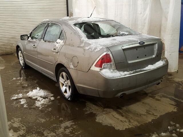 3FAHP07149R163024 - 2009 FORD FUSION SE GRAY photo 3