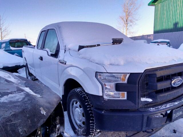 1FTEX1EF1GKF58278 - 2016 FORD F150 SUPER WHITE photo 1